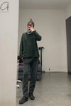 Daniel Andresen sweater FALCON moss green